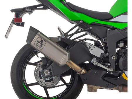 71509PT Arrow Slip-on Exhaust,  for ZX-6R 636 2024-25 Pista  Titanium WITH WELDED LINK-PIPE Online Hot Sale