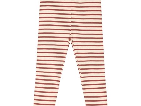 Petit Piao® Berry Dust Off White Leggings Modal Striped Supply