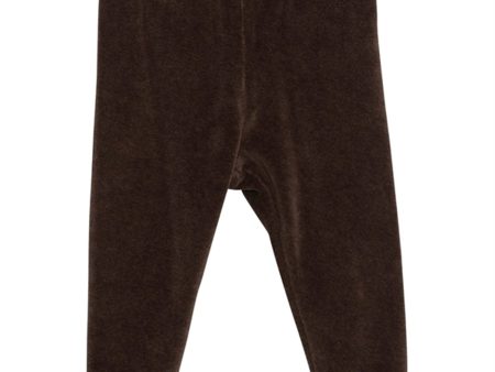 Serendipity Chestnut Baby Velour Leggings Hot on Sale