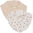 Konges Sløjd Brise Dé Été White Nouvelle Peach Basic 2-Pack Bib Frill Online Hot Sale