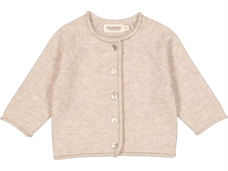 MarMar Sand Melange Cashmere Tamla Knit Cardigan Discount