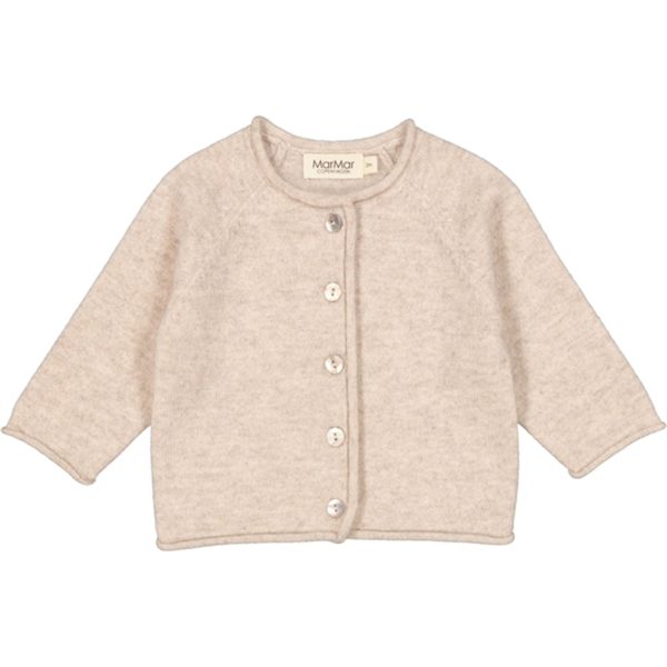 MarMar Sand Melange Cashmere Tamla Knit Cardigan Discount