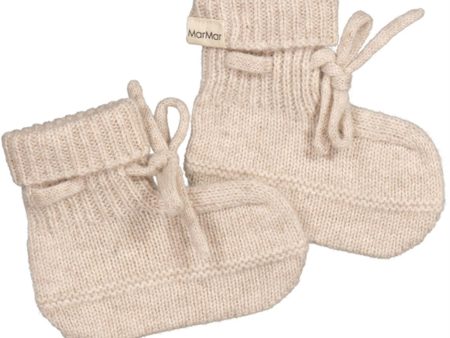 MarMar Sand Melange Cashmere Abootie Booties For Sale