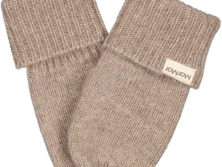 MarMar Linseed Melange Cashmere Alvilda Baby Mittens Online Hot Sale