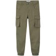 Name it Deep Lichen Green Ryan Cargo Twill Pants Noos on Sale