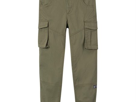 Name it Deep Lichen Green Ryan Cargo Twill Pants Noos on Sale