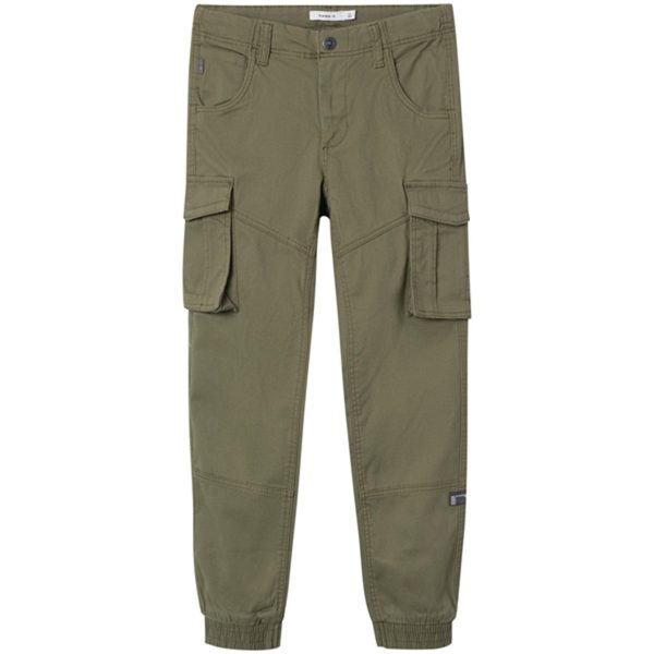 Name it Deep Lichen Green Ryan Cargo Twill Pants Noos on Sale