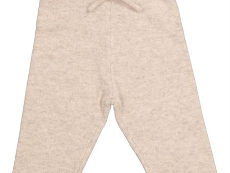 MarMar Sand Melange Cashmere Powy Knit Pants Supply