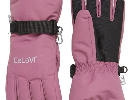 CeLaVi PU Gloves Mellow Mauve For Cheap