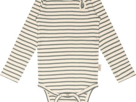 Petit Piao® Balsam Green Off White Body Modal Striped Supply