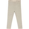 Petit Piao® Balsam Green Off White Leggings Modal Striped Discount