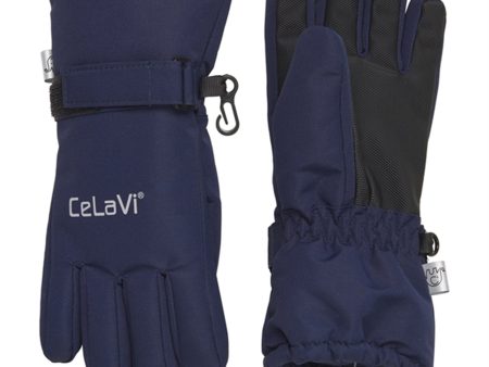 CeLaVi PU Gloves Pageant Blue Fashion