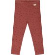 Petit Piao® Berry Dust Dark Red Leggings Modal Dot For Cheap