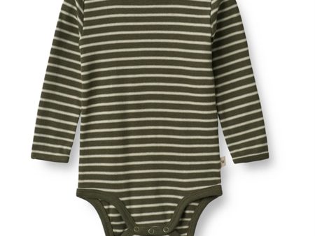 Wheat Dark Green Stripe Body Berti on Sale