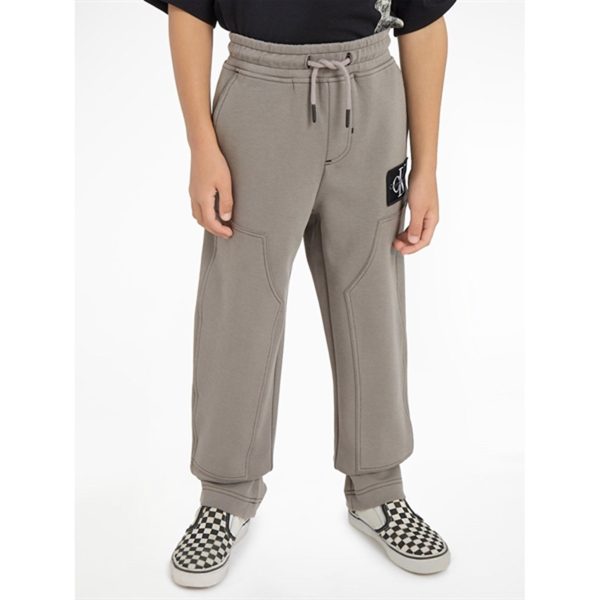 Calvin Klein Silk Spacer Workwear Sweatpants Brushed Nickel Online Sale