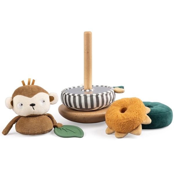 Sebra Stacking & Tilting Toy Maci the Monkey Brown Online Sale