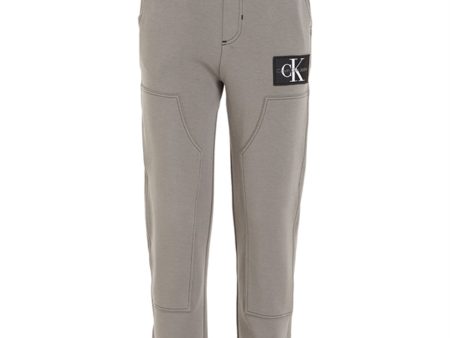 Calvin Klein Silk Spacer Workwear Sweatpants Brushed Nickel Online Sale