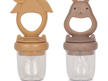 Konges Sløjd Hortensia Almond Fruit Feeding pacifier Bunny and Lemon on Sale