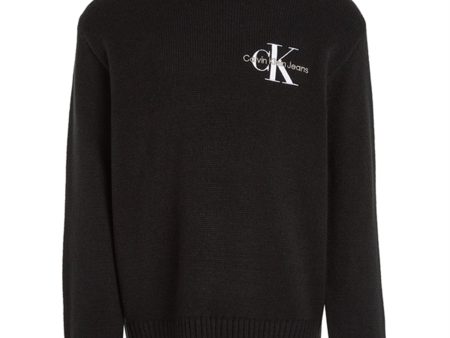 Calvin Klein Essential Monogram Jumper Ck Black Online now