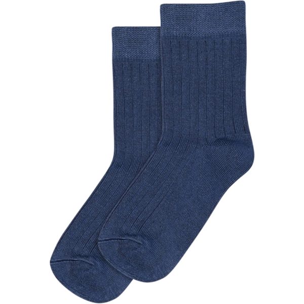 MiniPop® Denim Blue Bamboo Socks Hot on Sale