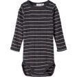 Name it Blue Graphite Stripes Wang Wool Needle Body Noos Fashion