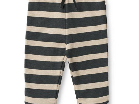 Wheat Dark Stripe Soft Sweatpants Leo Online Hot Sale