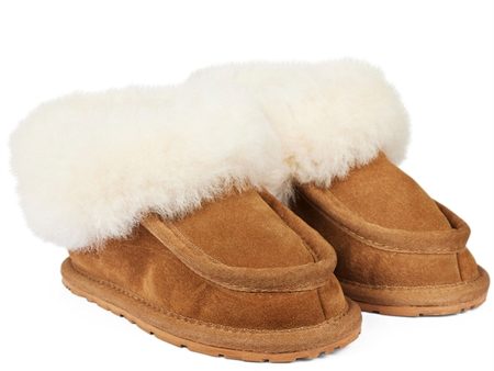 Angulus Lamb Wool Indoor Shoes Sand Online