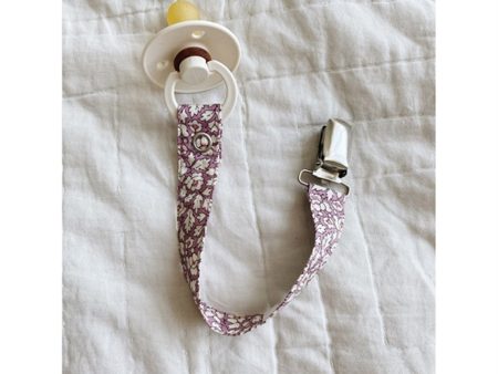 lalaby Feather Fields Pacifier Clip Cheap