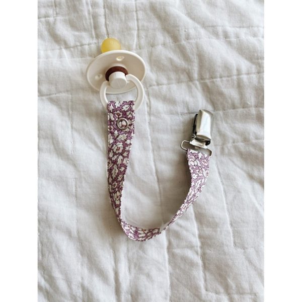 lalaby Feather Fields Pacifier Clip Cheap