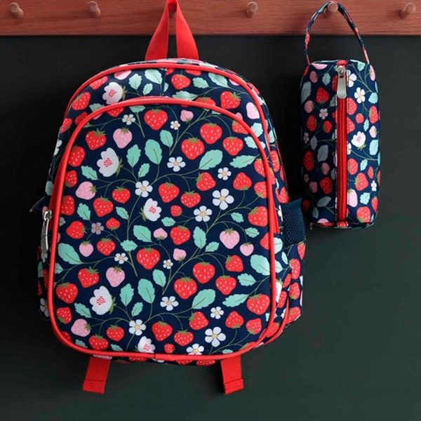 A Little Lovely Company Backpack Strawberries Online Hot Sale