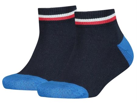 Tommy Hilfiger 2-pak Iconic Sports Quality Socks Midnight Blue For Discount