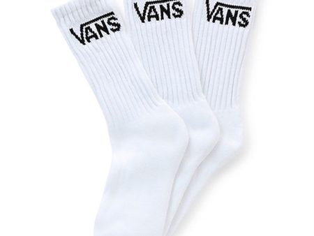 VANS By Classic Crew Youth Socks 3-Pack White Sale