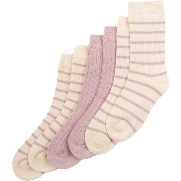 MiniPop® Rose Bamboo Socks 3 Stk. Noos Online now