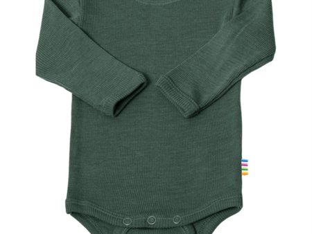 Joha Wool Silk Dark Green Body For Discount