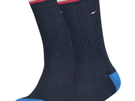 Tommy Hilfiger 2-pak Iconic Sports Socks Midnight Blue For Cheap