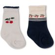 Konges Sløjd Cherry Mix 2-Pack Cherry Socks Hot on Sale